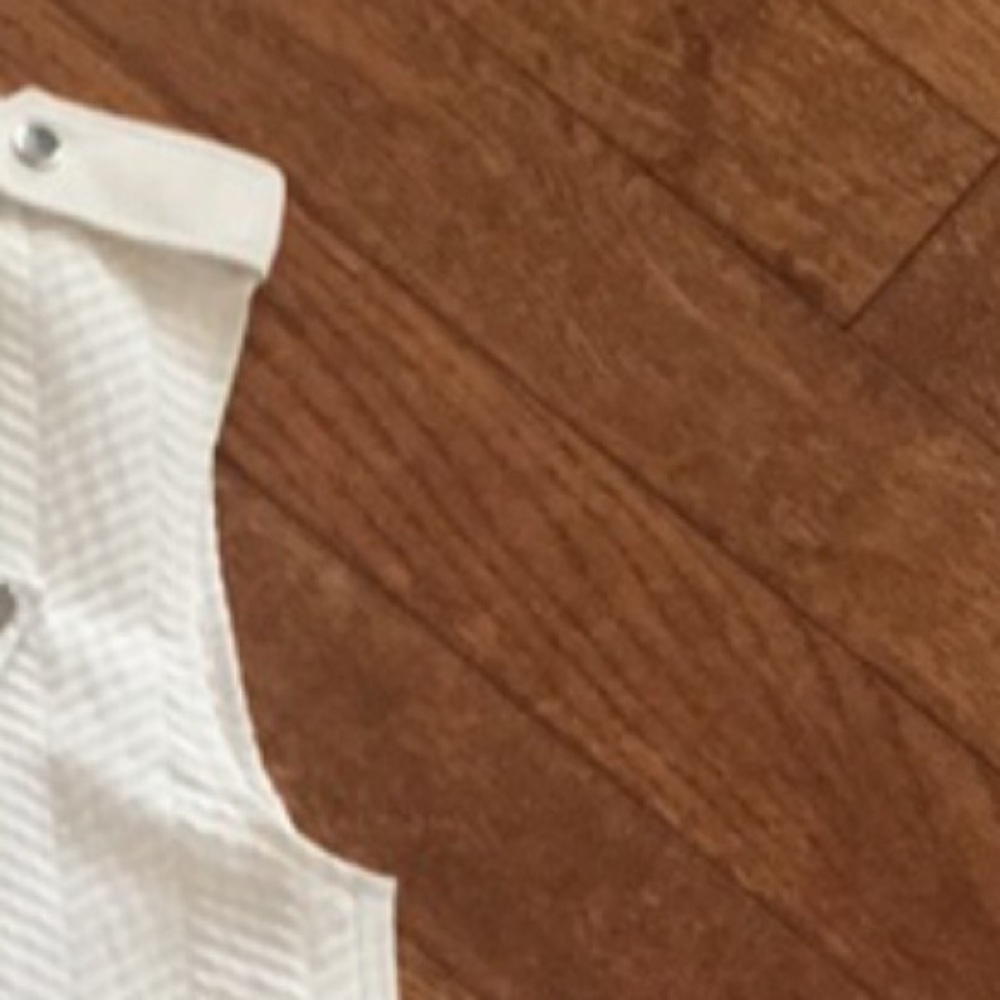 White Textured Moto Vest NWT S/M - Picture 5 of 10